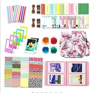 Set of instax camera accessories